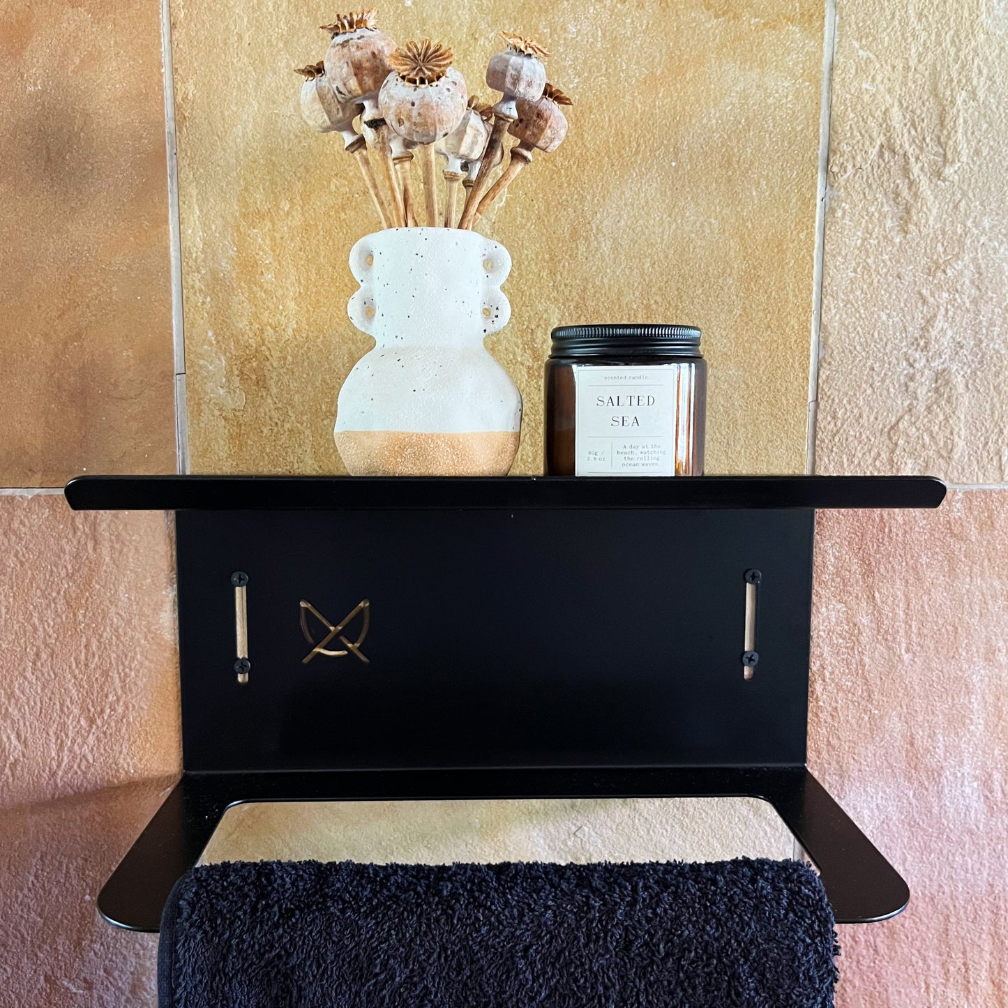 Towel Rail & Shelf