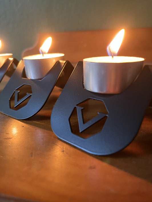 Custom Tealight I holders made for Vergelegen Wine Club in the USA