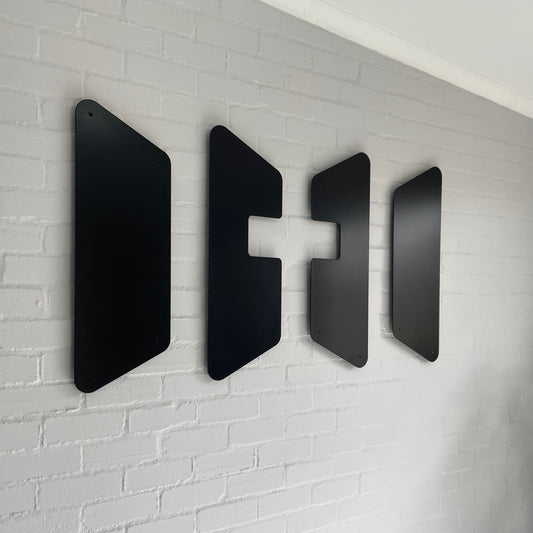 Custom steel logo signage for Reach Table View Church, Cape Town