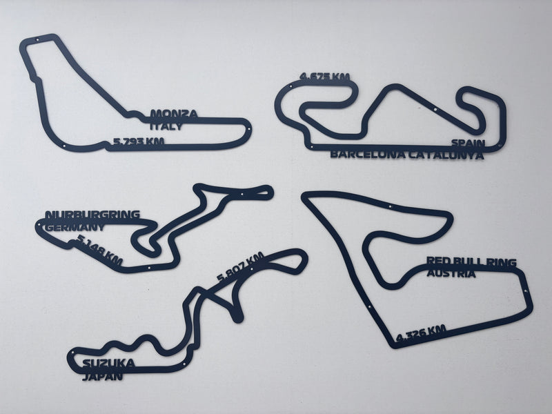 F1 Circuits Wall Art