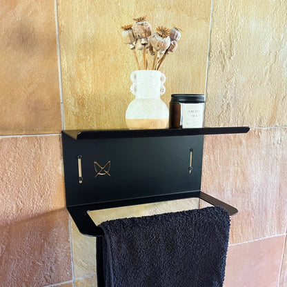 Towel Rail & Shelf