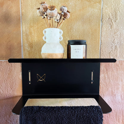 Towel Rail & Shelf